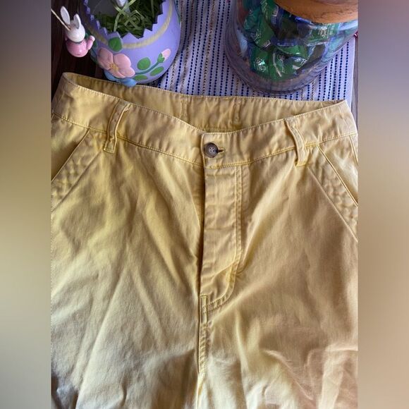 Xirena Baylor Yellow Twill Cotton High Rise Straight Trouser Pants Womens 27 - Picture 14 of 16